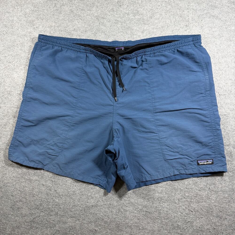 Patagonia Baggies Swim Shorts Mens XL Blue Mesh Lined Lightweight Outdoor Summer